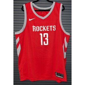 Houston Rockets James Harden #13 Red Swingman Jersey By Nike Size 60‎